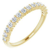 Load image into Gallery viewer, 14K White 1/4 CTW Lab-Grown Diamond Anniversary Band
