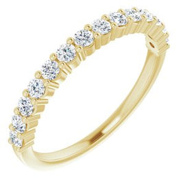 14K White 1/4 CTW Lab-Grown Diamond Anniversary Band