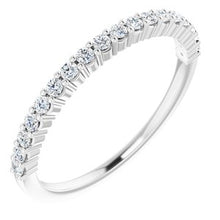 Load image into Gallery viewer, 14K White 1/4 CTW Lab-Grown Diamond Anniversary Band
