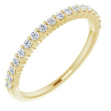 Load image into Gallery viewer, 14K White 1/4 CTW Lab-Grown Diamond Anniversary Band
