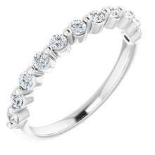 Load image into Gallery viewer, 14K White 1/3 CTW Natural Diamond Anniversary Band
