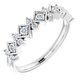 1/3 CTW Five-Stone Diamond Anniversary Band