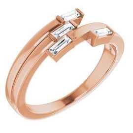 1/4 CTW Diamond Geometric Ring
