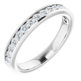 14K Yellow 1/2 CTW Lab-Grown Diamond Anniversary Band