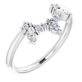 1/5 CTW Diamond Contour Band