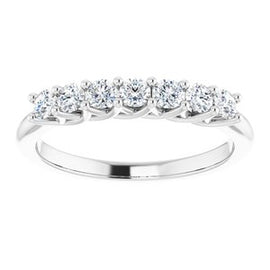 Aquamarine & .02 CTW Diamond Ring