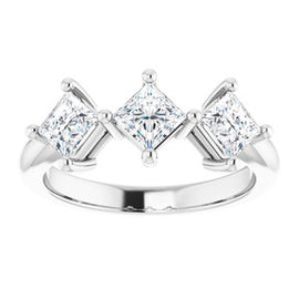 5.7 mm Heart & Cross Ring