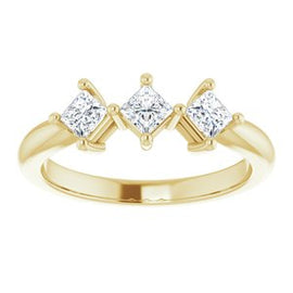 5.7 mm Heart & Cross Ring