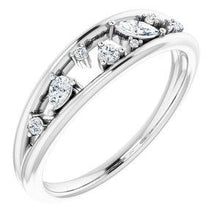 Load image into Gallery viewer, 1/6 CTW Diamond Negative Space Ring
