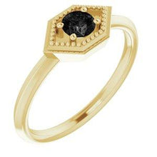 Load image into Gallery viewer, Blue Sapphire Geometric Ring
