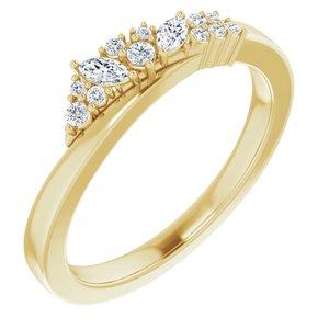 1/5 CTW Diamond Scattered Ring