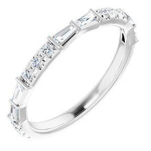 Load image into Gallery viewer, 3/8 CTW Diamond French-Set Anniversary Band
