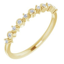 Load image into Gallery viewer, 14K Yellow 1/10 CTW Natural Diamond Ring
