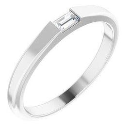 1/10 CT Diamond Stackable Ring