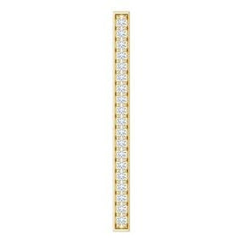 1/5 CTW Diamond Vertical Bar Pendant