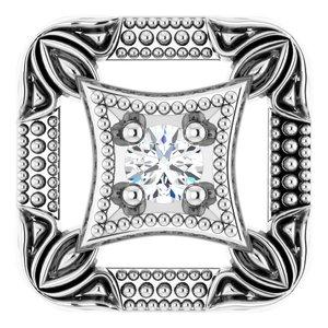 .04 CT Diamond Vintage-Inspired Pendant