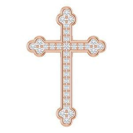 1/4 CTW Diamond Cross Pendant