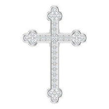 Load image into Gallery viewer, 1/4 CTW Diamond Cross Pendant
