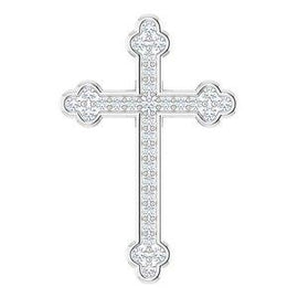 1/4 CTW Diamond Cross Pendant