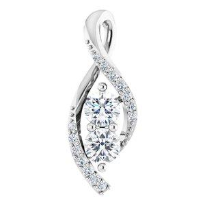 5/8 CTW Diamond Pendant