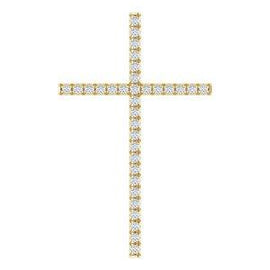 1/4 CTW Diamond Cross Pendant