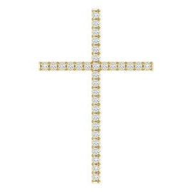 1/4 CTW Diamond Cross Pendant