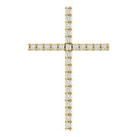 1/4 CTW Diamond Cross Pendant