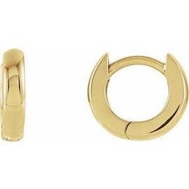 9.5 mm Hinged Hoop Earrings