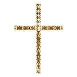 1/4 CTW Diamond Cross Pendant