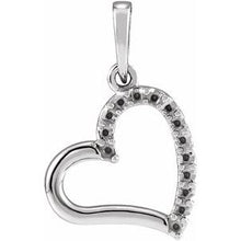 Load image into Gallery viewer, .06 CTW Diamond Heart Pendant
