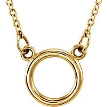 Load image into Gallery viewer, Vermeil Tiny Posh® Circle 16-18&quot; Necklace
