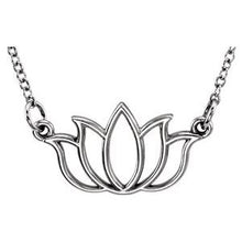 Load image into Gallery viewer, Vermeil Tiny Posh® Lotus 16-18&quot; Necklace
