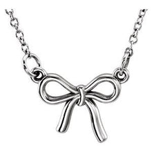 Load image into Gallery viewer, Vermeil Tiny Posh® Knotted Bow 16-18&quot; Necklace
