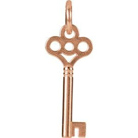 Key Charm with Jump Ring