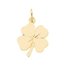 Load image into Gallery viewer, 18x14 mm 4 Leaf Clover Charm
