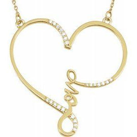 1/8 CTW Diamond Infinity-Inspired Love Heart 18