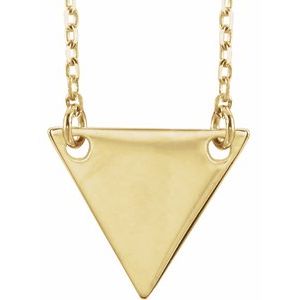 Gold Plated Geometric 18