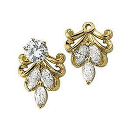 3/4 CTW Diamond Earring Jackets
