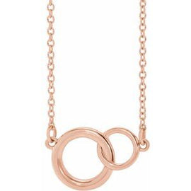 15.5x9.7 mm Interlocking Circle 16-18