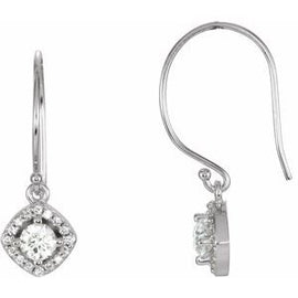 3/8 CTW Diamond Earrings