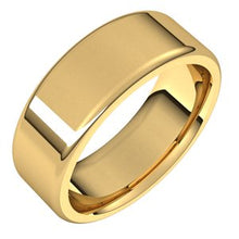 Load image into Gallery viewer, 14K Yellow 4 mm Flat Comfort Fit Round Edge Band Size 8.5
