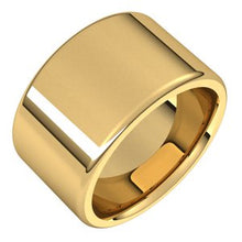 Load image into Gallery viewer, 14K Yellow 3 mm Flat Comfort Fit Round Edge Band Size 7
