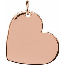 Load image into Gallery viewer, Vermeil 24x21 mm Heart Pendant
