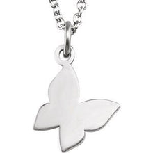 Load image into Gallery viewer, Vermeil Tiny Posh® Butterfly 16-18&quot; Necklace
