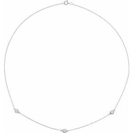 14K Yellow 1/5 CTW Lab-Grown Diamond 3-Station 18