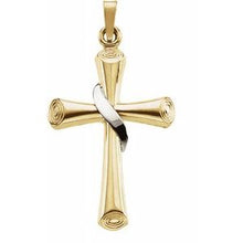 Load image into Gallery viewer, 27.5x15.5 mm Hollow Cross Pendant
